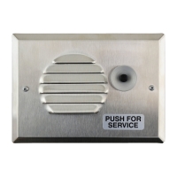 An image of item: Call Station 1 Button w/o Backbox