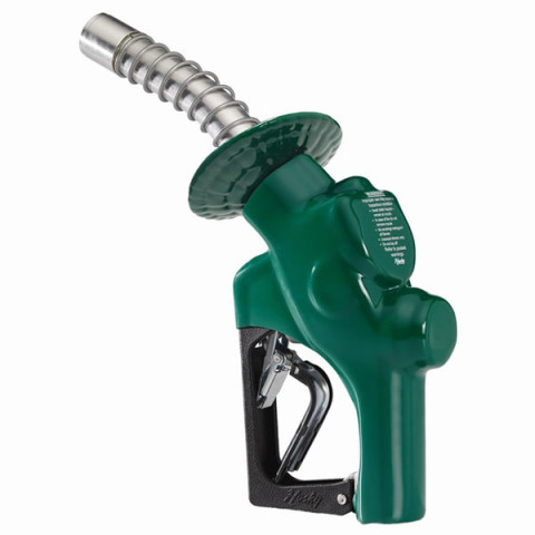 Husky 1+8 Auto Shut Off Hi-Flow Truck Nozzle - Green