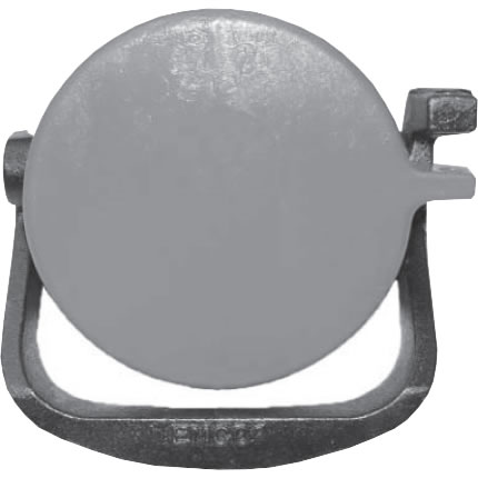 Emco Wheaton Low Profile Vapor Adapter Cap - Orange