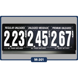 3 Product Magnetic Price Sign Premium 5" Numerals