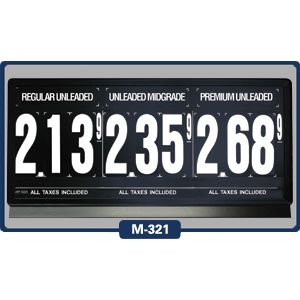 3 Product Magnetic Price Sign Standard 8" Numerals