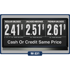 3 Product Magnetic Price Sign Standard 5" Numerals