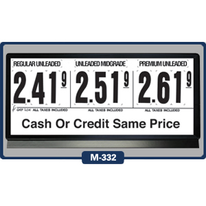 3 Product Magnetic Price Sign Premium 5" Numerals