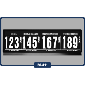 4 Product Magnetic Price Sign Premium 9" Numerals