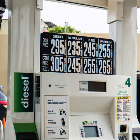 4 Product Pump Topper Price Sign With Dual Pricing