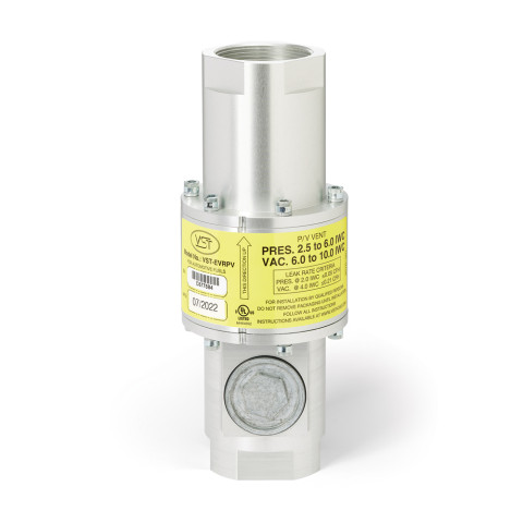 VST SENTRY Pressure Vacuum Valve Mid-Mount with Test-In-Place Port