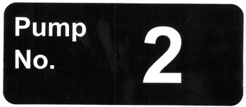 Decal Pump Number 2