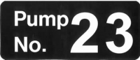Decal Pump Number 23