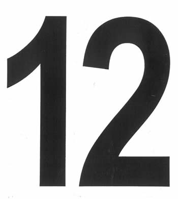 Decal Pump Number Decal