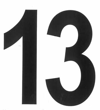 Decal Pump Number Decal