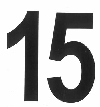 Decal Pump Number Decal