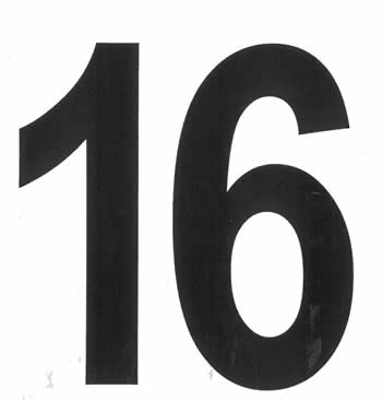 Decal Pump Number Decal