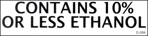 Ethanol Decal