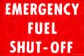 Decals-Emergency Fuel shut-ff