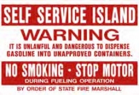 Decals-self service island