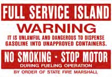 Decals-Full service island