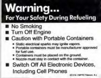 Decals-warning static elect.