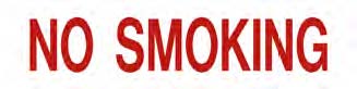 Decals-no smoking