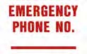 Decals-Emergency Phone
