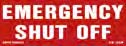 Decals-Emergency shut off