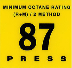 Gilbarco Encore 300 Decal 87-EU02001G001P