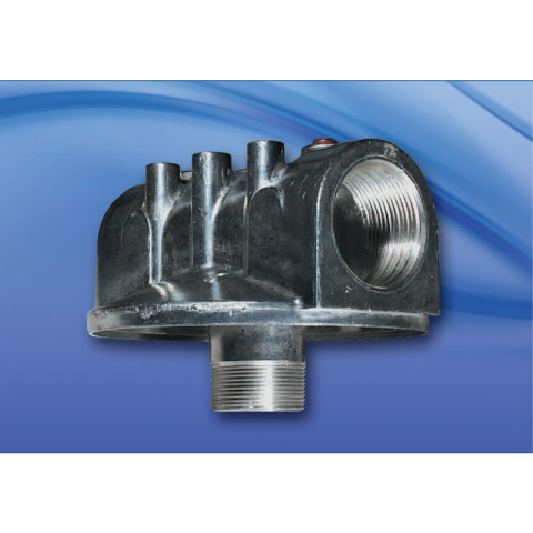 1.5" NPT Inlet/Outlet Adaptor Alum M02091B010