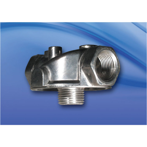 3/4" BSP Inlet/Outlet 1-12 UNF Aluminum Adaptor
