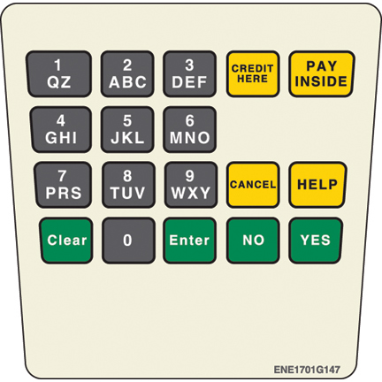 ENCE CRIND KEYPAD