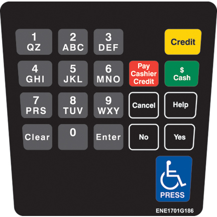 ENCE CRIND KEYPAD