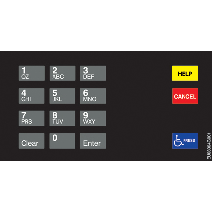 ENC/ECL CRIND KEYPAD (QDA) (F34)