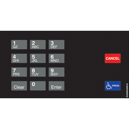 ENC/ECL CRIND KEYPAD