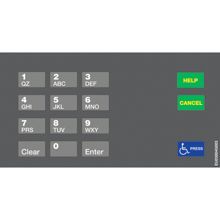 ENC/ECL CRIND KEYPAD
