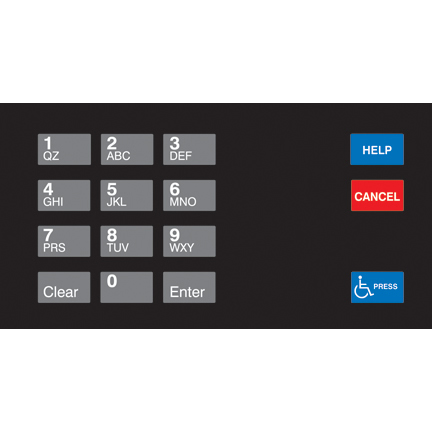 ENC/ECL CRIND KEYPAD (QDA) (F34)