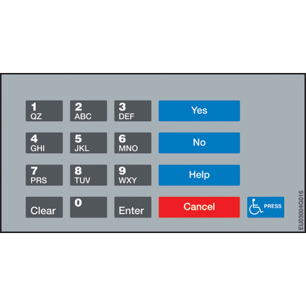 ENC/ECL CRIND KEYPAD(OVER