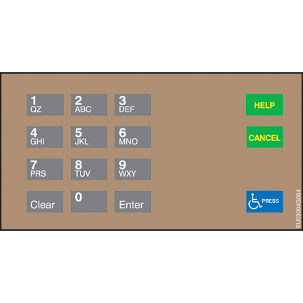 ENC/ECL CRIND KEYPAD