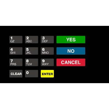 ENC/ECL KEYPAD OVERLAY