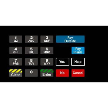 ENCORE/ECL KEYPAD OVERLAY