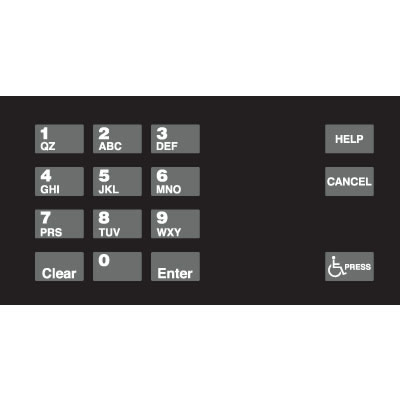 ENC/ECL CRIND KEYPAD