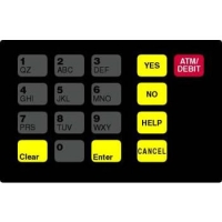 OVLAY CRIND KEYPAD 17 POS