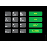 OVLAY CRIND KEYPAD 16 POS (F35)