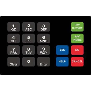 OVLAY CRIND KEYPAD 18POS