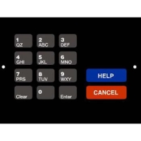 OVLAY CRIND KEYPAD 14 POS