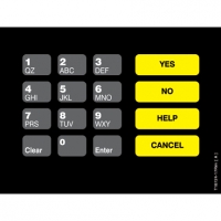 OVLAY CRIND KEYPAD 16 POS