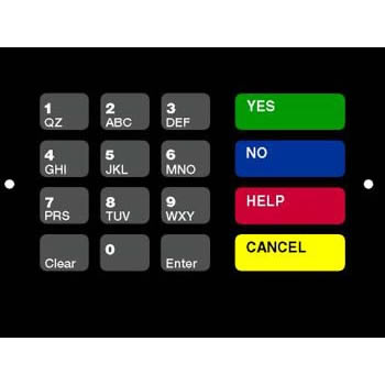 OVLAY CRIND KEYPAD 16 POS