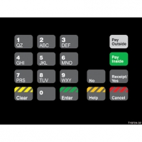 OVLAY CRIND KEYPAD 18 POS (F35)