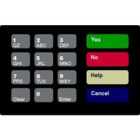 OVLAY CRIND KEYPAD 16 POS