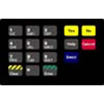 OVLAY CRIND KEYPAD 17 POS