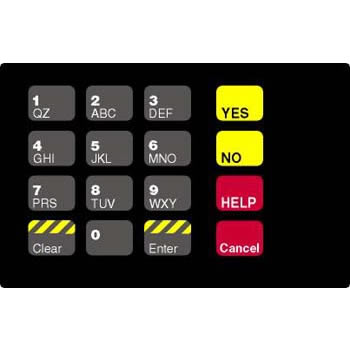 OVLAY CRIND KEYPAD 16 POS