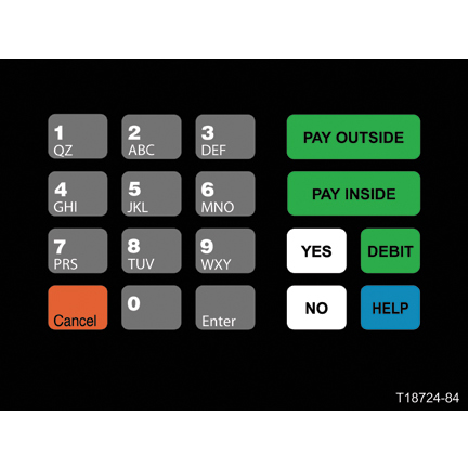 OVLAY CRIND KEYPAD