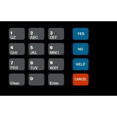OVLAY EXT CRIND KEYPAD